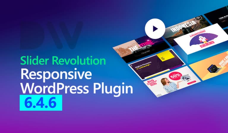 Slider Revolution 6.4.6 – Responsive WordPress Plugin