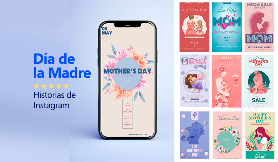 Historias de Instagram para el Día de la Madre