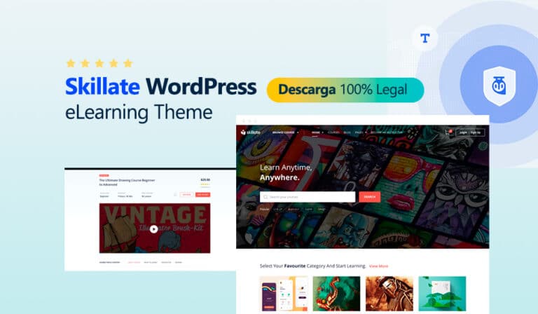 Skillate WordPress eLearning Theme 1.2.6